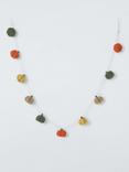 John Lewis Felt Pumpkin Garland, 180cm