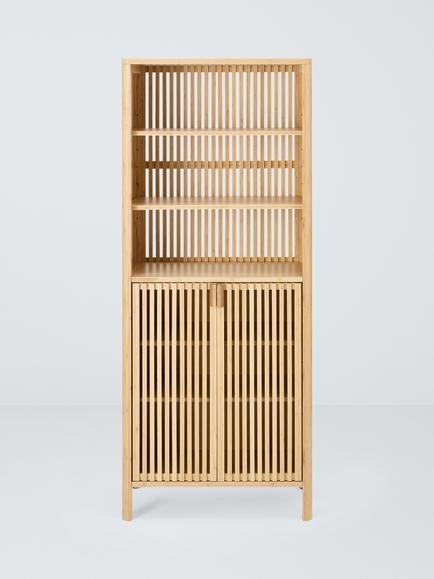 John Lewis Slatted Bathroom Storage Unit - view 2, 