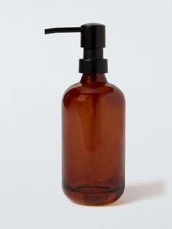 John Lewis Glass Soap Dispenser, Auburn, 