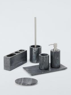 Midnight Black Marble Bathroom Accessories, 