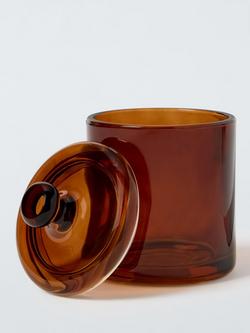 John Lewis Glass Lidded Storage Jar, Auburn - view 2, 