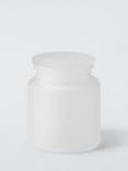 John Lewis Frosted Glass Storage Jar, White