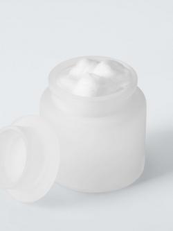 John Lewis Frosted Glass Storage Jar, White - view 2, 