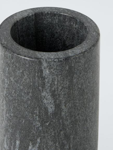 John Lewis Marble Bathroom Tumbler - view 2, Midnight Black