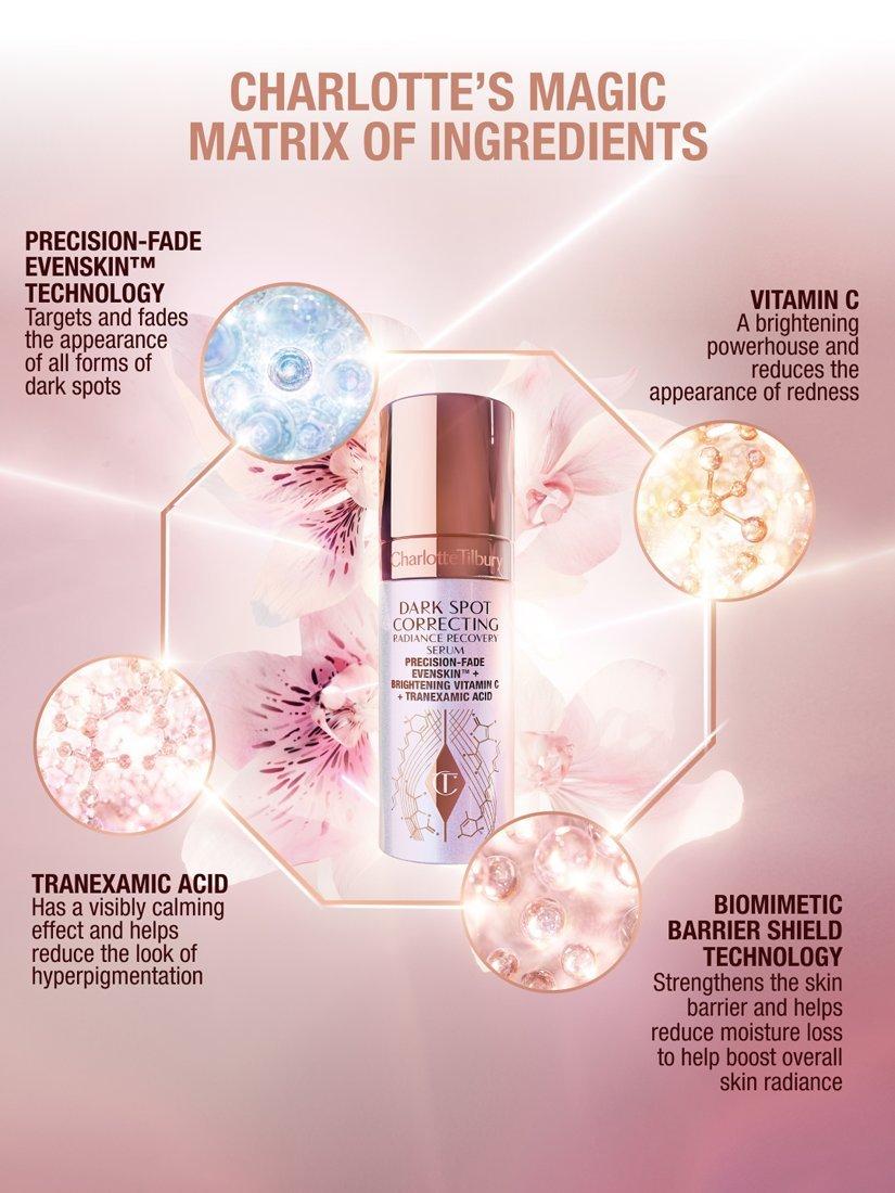Product image 6 of 8, which shows Charlotte Tilbury Dark Spot Correcting Radiance Recovery Serum, 30ml