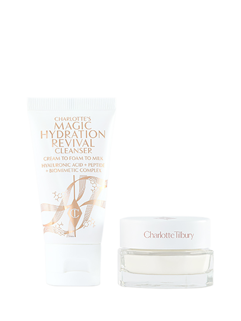 Product image 1 of 6, which shows Charlotte Tilbury Charlotte’s Magic Hydration Revival Duo Mother's Day Skincare Gift Set