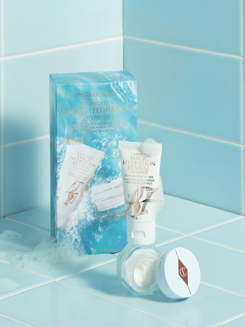 Product image 2 of 6, which shows Charlotte Tilbury Charlotte’s Magic Hydration Revival Duo Mother's Day Skincare Gift Set