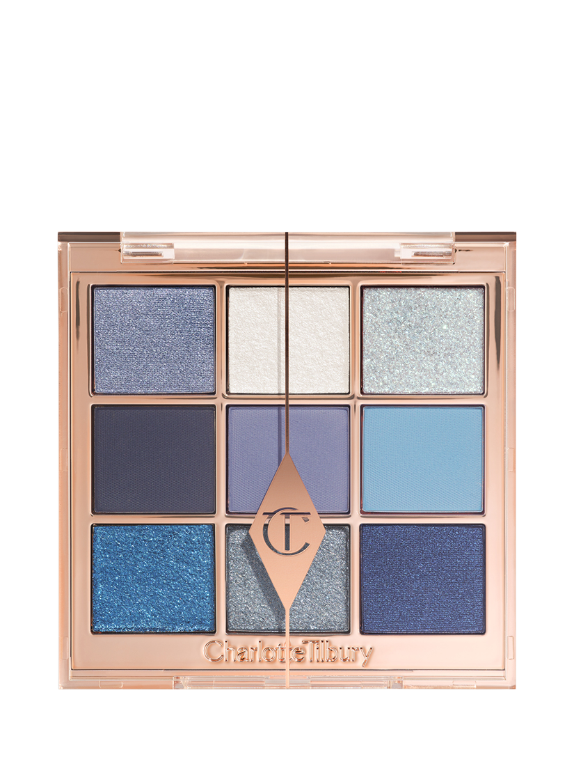 Product image 1 of 7, which shows Charlotte Tilbury Charlotte’s Palettes of Beautifying Eye Trends, Denim Dimension