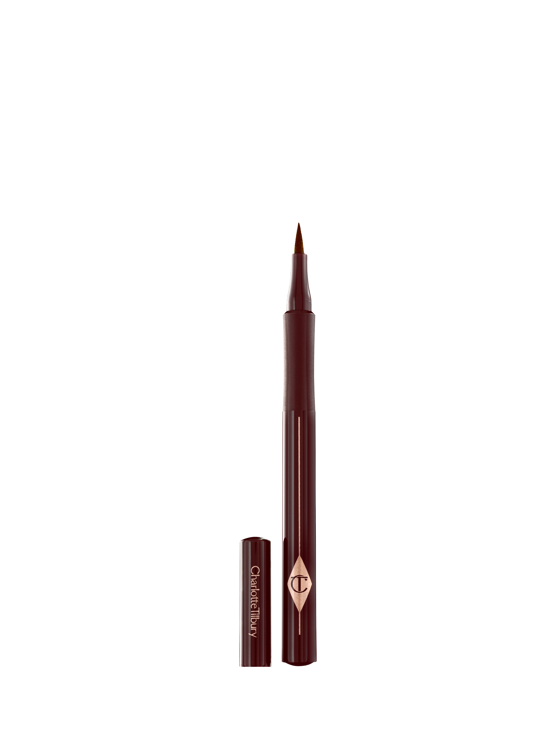 Product image 1 of 4, which shows Charlotte Tilbury The Feline Flick Eyeliner, Super Brown