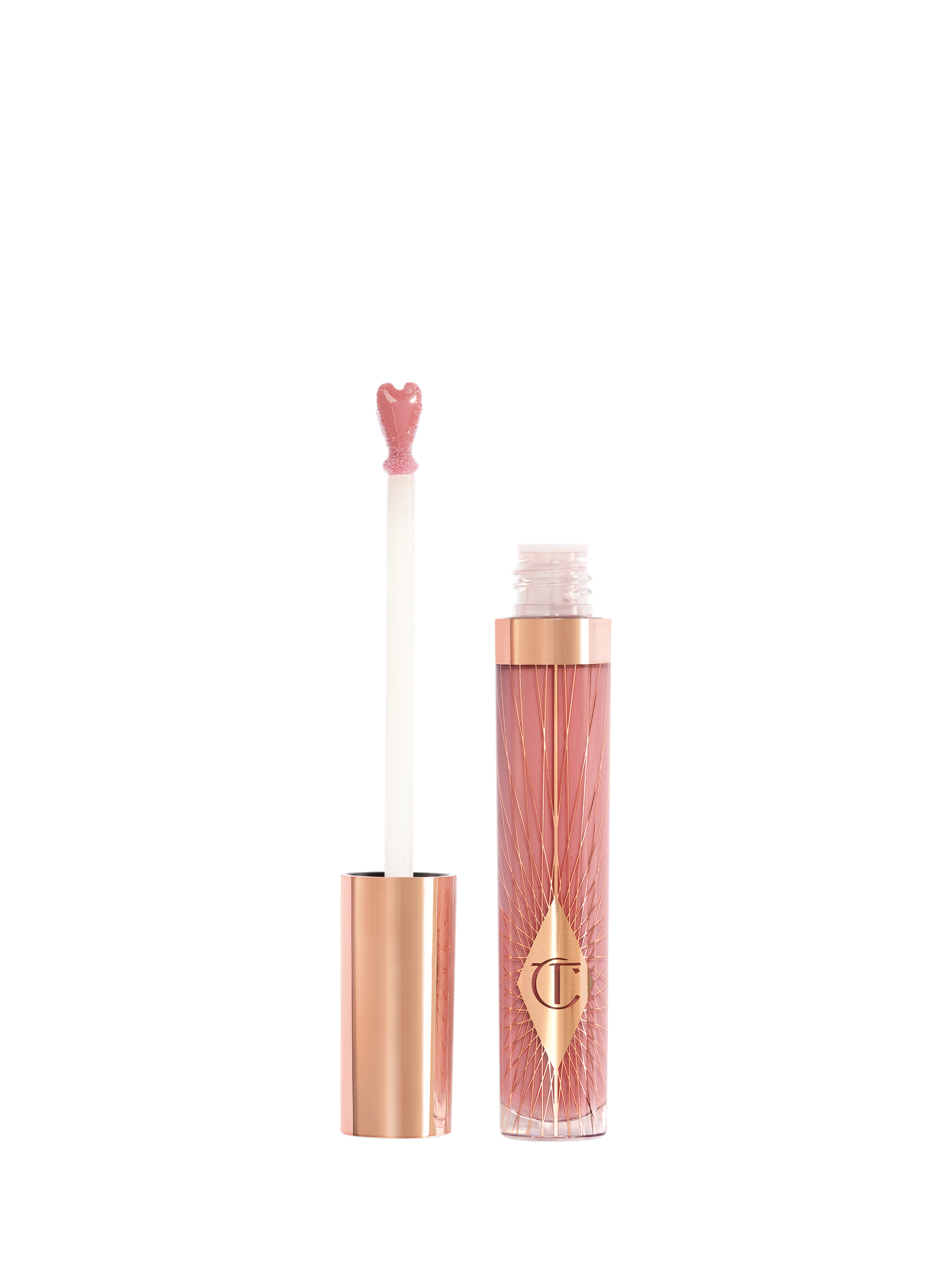 Product image 1 of 5, which shows Charlotte Tilbury Collagen Lip Bath, Pillow Talk Fair