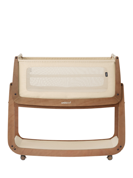 Snüz SnüzPod 5 Bedside Crib - view 2, Walnut/Cashmere