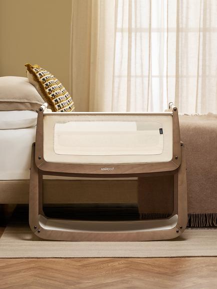 Snüz SnüzPod 5 Bedside Crib, Brown