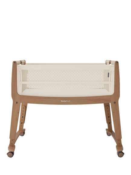 Snüz SnüzPod Studio Bedside Crib - view 2, Walnut/Cashmere