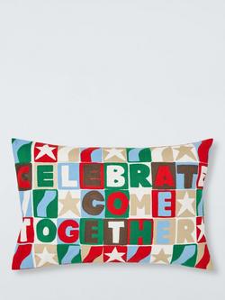 John Lewis Celebrate Cushion, Multi, Multi