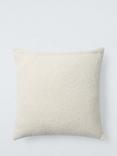 John Lewis Boucle Quilted Cushion, Marshmallow