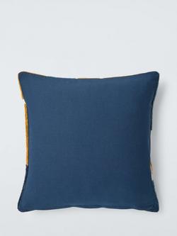 John Lewis Chenille Abstract Cushion. Multi - view 2, Multi