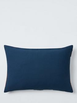 John Lewis Embroidered Patchwork Cushion, Multi - view 2, Multi