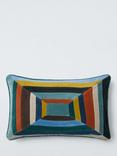 John Lewis Patchwork Velvet Cushion, Multi