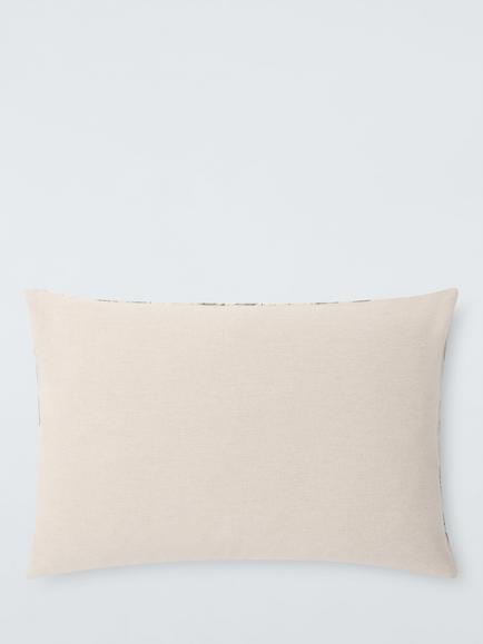John Lewis Asha Cushion, Nutmeg - view 2, Nutmeg