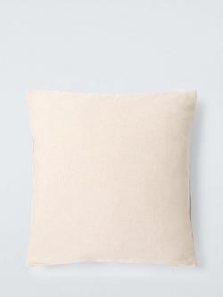 John Lewis Scallop Border Cushion - view 2, Green