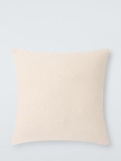 John Lewis Scallop Border Cushion - view 2, Ochre