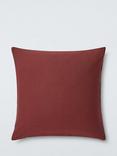 John Lewis Velvet Star Patch Cushion, Multi