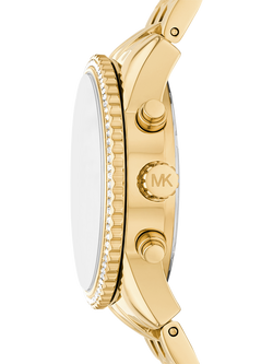 Michael Kors MK7530 Women's Mini Bryant Chronograph Bracelet Strap Watch, Gold - view 2, Gold