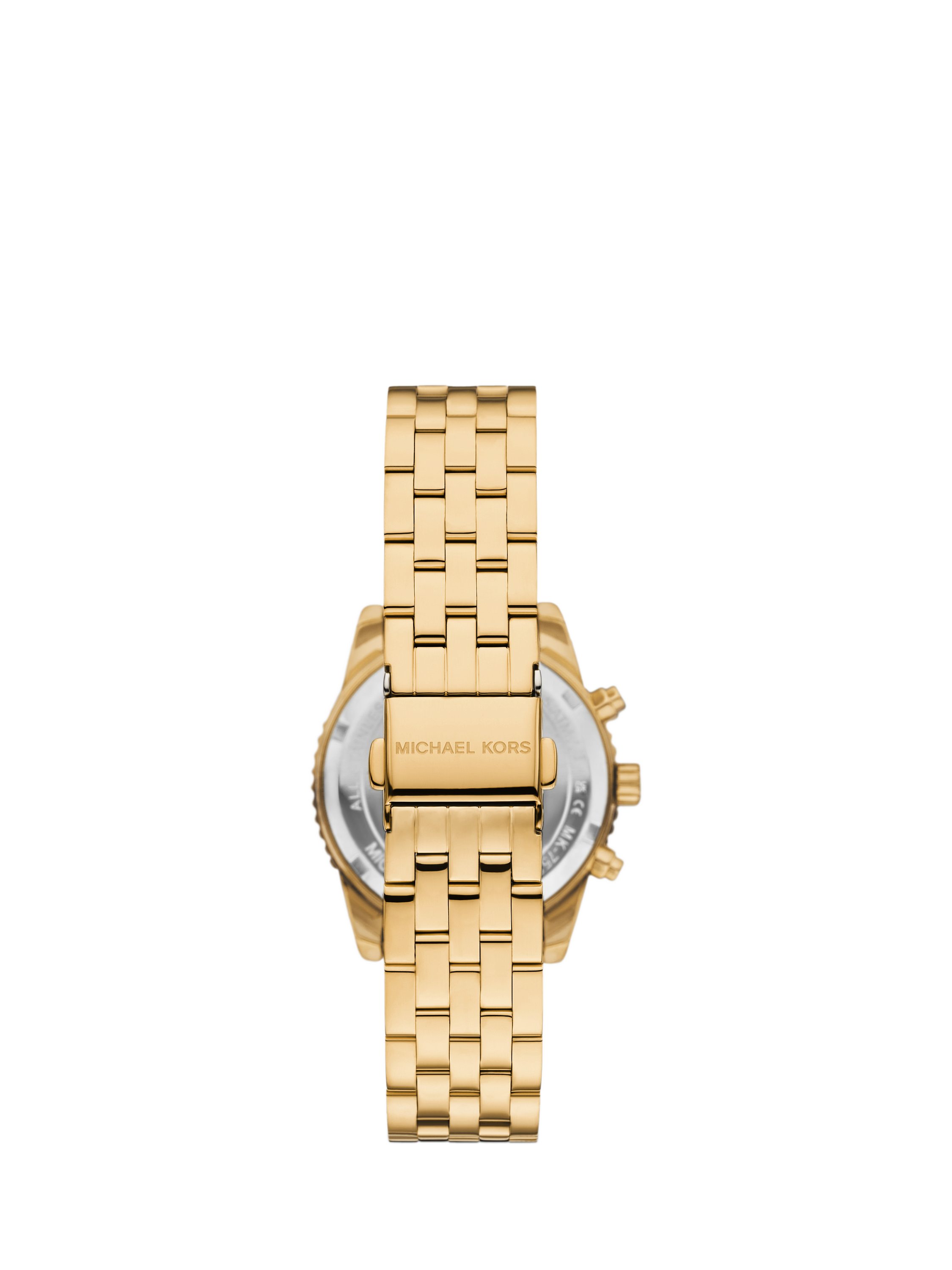 Product image 3 of 6, which shows Michael Kors MK7530 Women's Mini Bryant Chronograph Bracelet Strap Watch, Gold