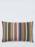 John Lewis Checkered Stripe Cushion, Multi