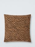 John Lewis Crewel Tiger Cushion, Auburn