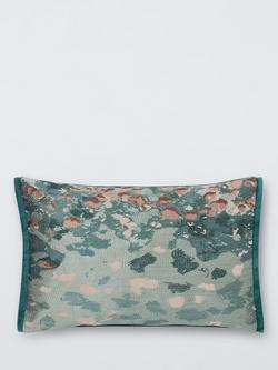 John Lewis Quarzo Cushion, Teal, Teal
