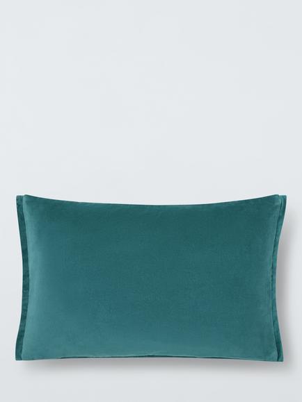 John Lewis Quarzo Cushion, Teal - view 2, Teal