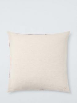 John Lewis Patchwork Cushion, Avocado - view 2, Avocado