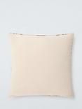 John Lewis Zebra Boucle Cushion, Caramel