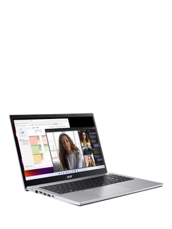 Acer Aspire 3 Laptop, AMD Ryzen 5 Processor, 8GB RAM, 512GB SSD, 15.6" Full HD, Silver - view 2, Silver