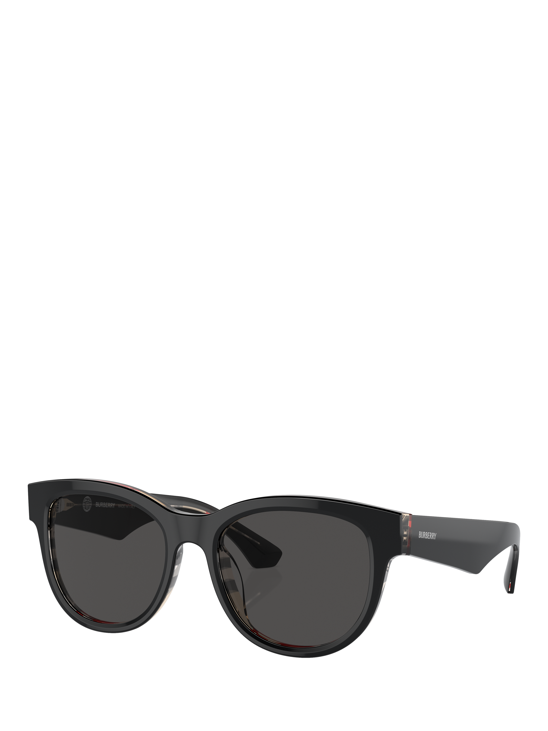 Product image 1 of 5, which shows Burberry BE4432 Women's Oval Sunglasses, Black