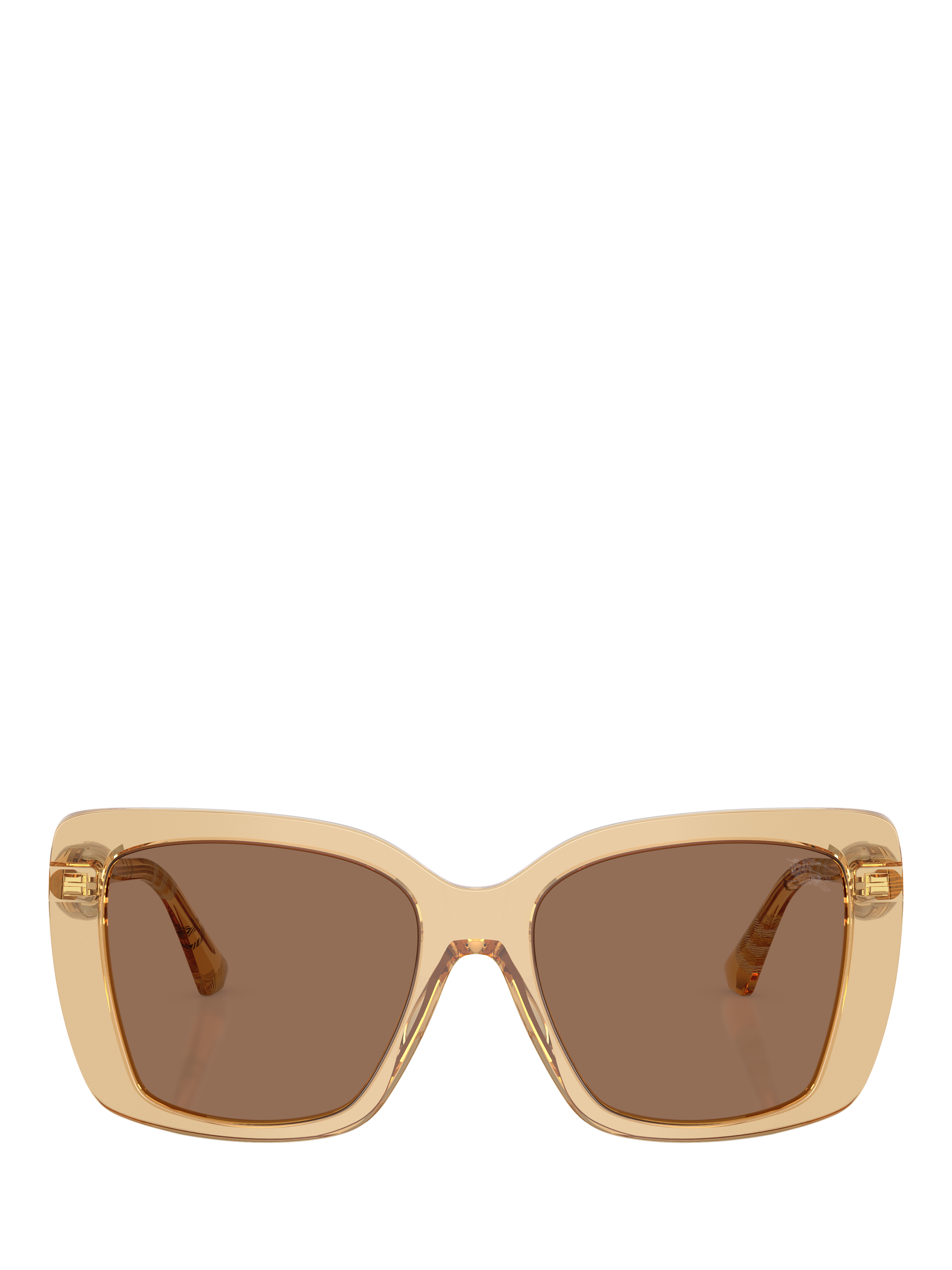 Product image 2 of 5, which shows Burberry BE44564 Women's Square Sunglasses, Light Brown/Brown