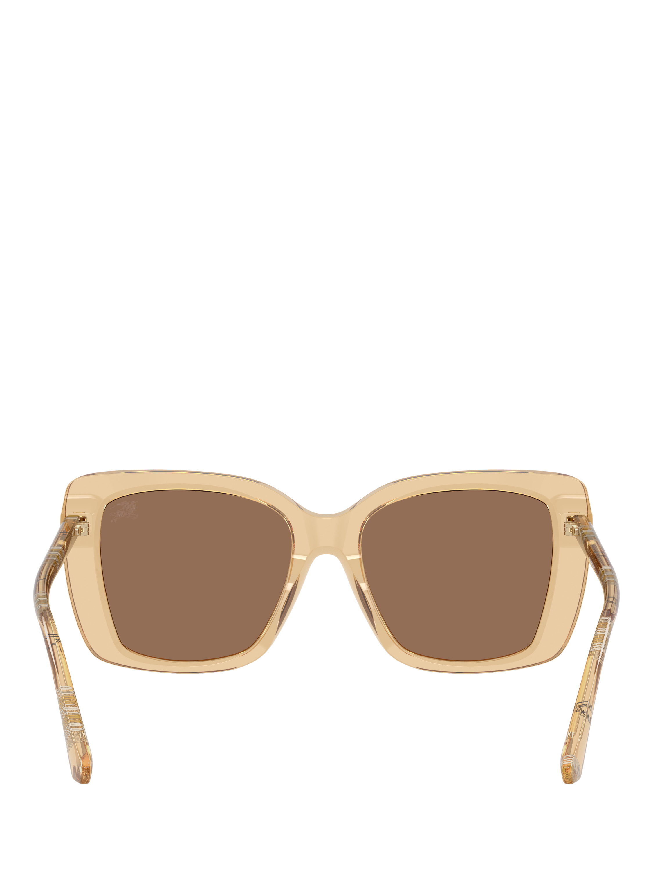 Product image 4 of 5, which shows Burberry BE44564 Women's Square Sunglasses, Light Brown/Brown