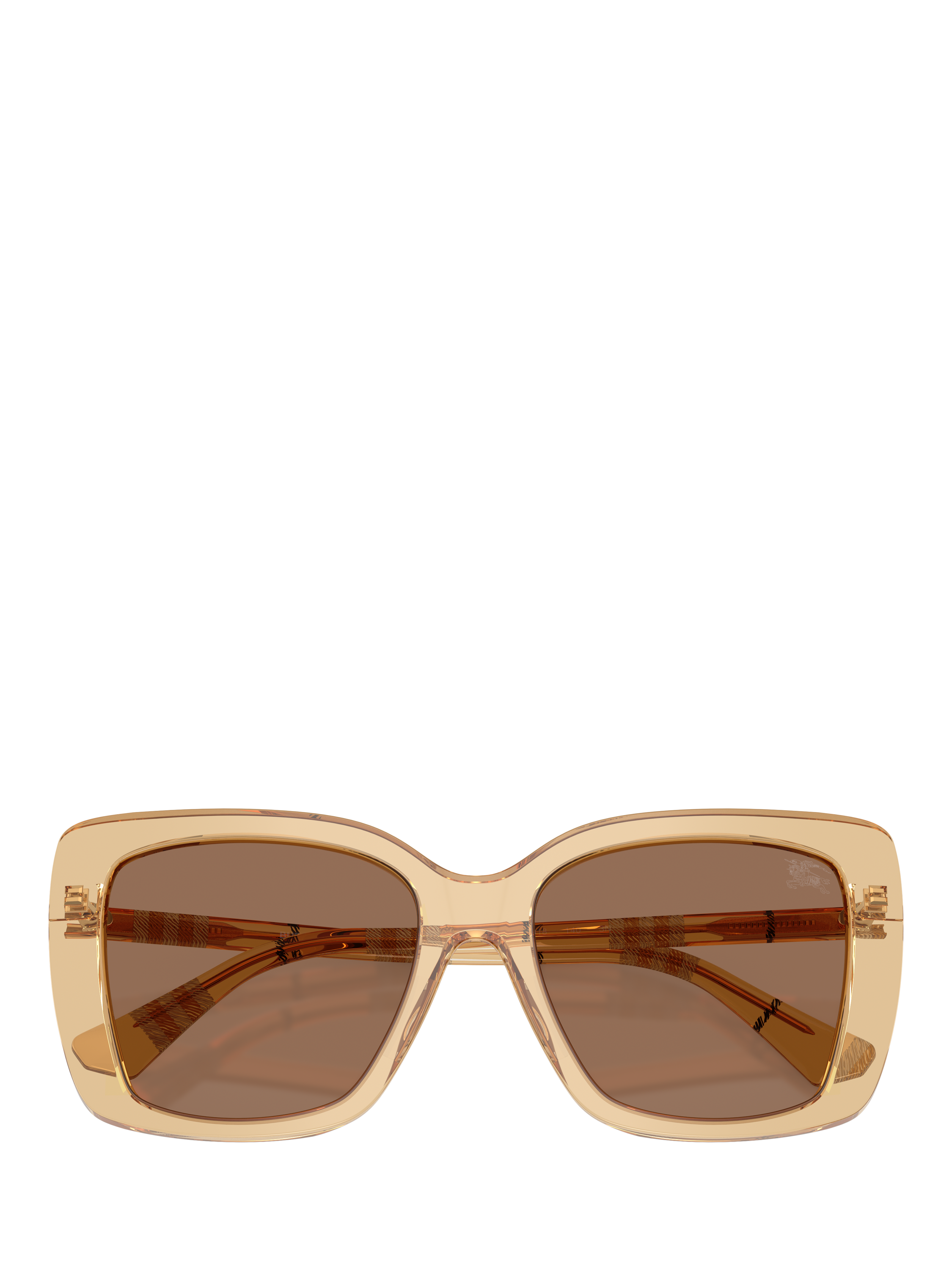 Product image 5 of 5, which shows Burberry BE44564 Women's Square Sunglasses, Light Brown/Brown