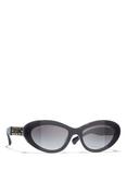 CHANEL Oval Sunglasses CH5538Q, Grey
