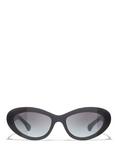 CHANEL Oval Sunglasses CH5538Q, Grey