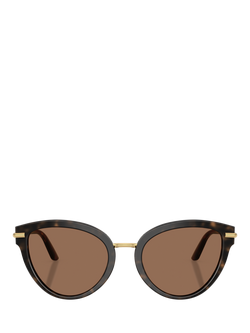 Dolce & Gabbana DG4492 Women's Butterfly Sunglasses, Havana/Brown - view 2, Havana/Brown