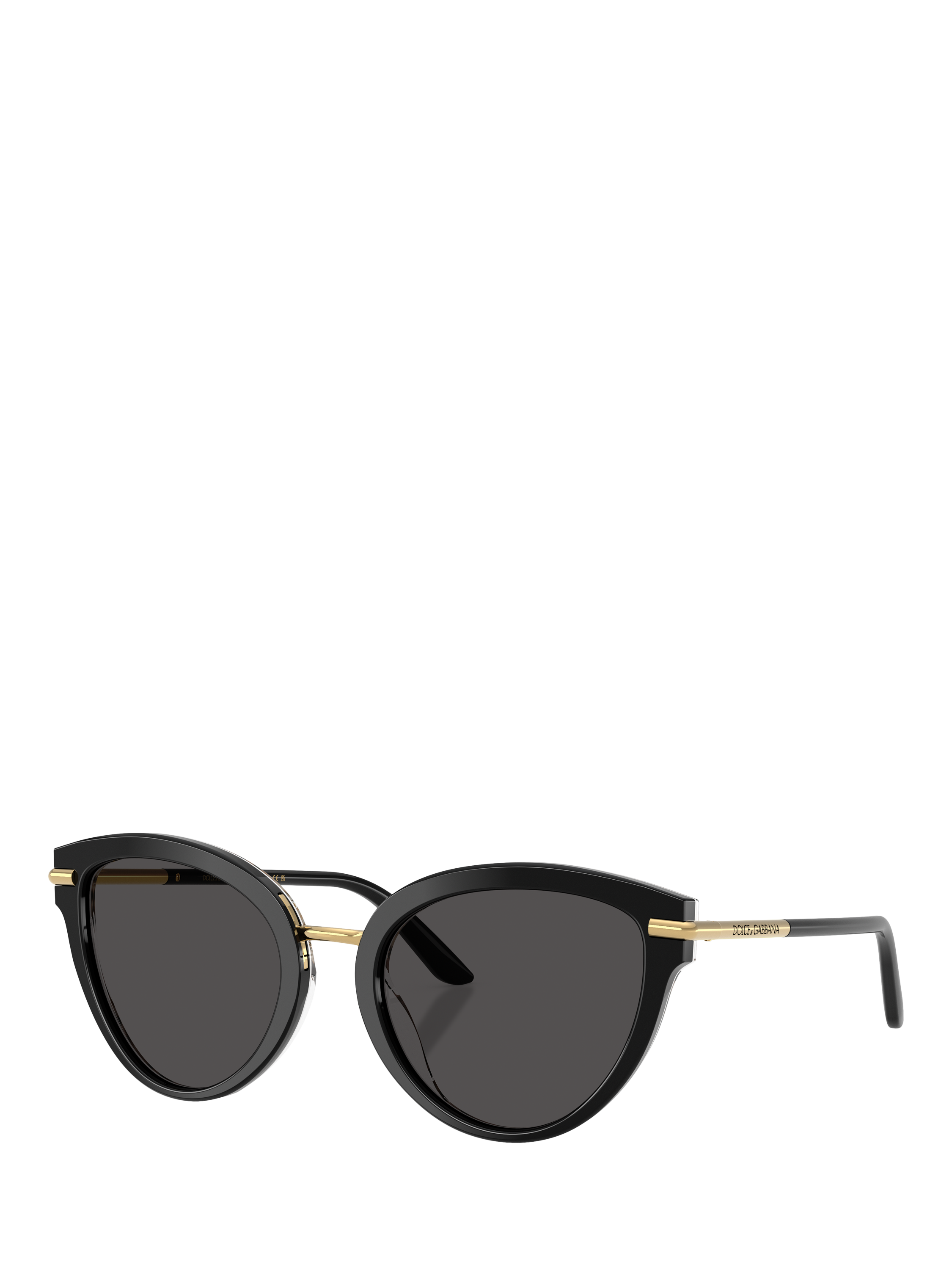 Product image 1 of 5, which shows Dolce & Gabbana DG4492 Women's Butterfly Sunglasses, Black