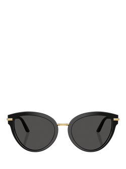 Dolce & Gabbana DG4492 Women's Butterfly Sunglasses, Black - view 2, Black