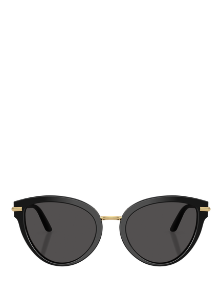 Dolce & Gabbana DG4492 Women's Butterfly Sunglasses, Black - view 2, Black