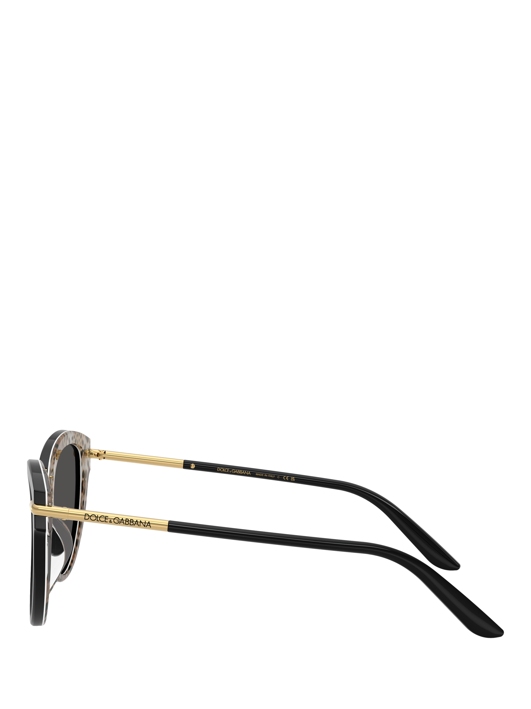 Product image 3 of 5, which shows Dolce & Gabbana DG4492 Women's Butterfly Sunglasses, Black