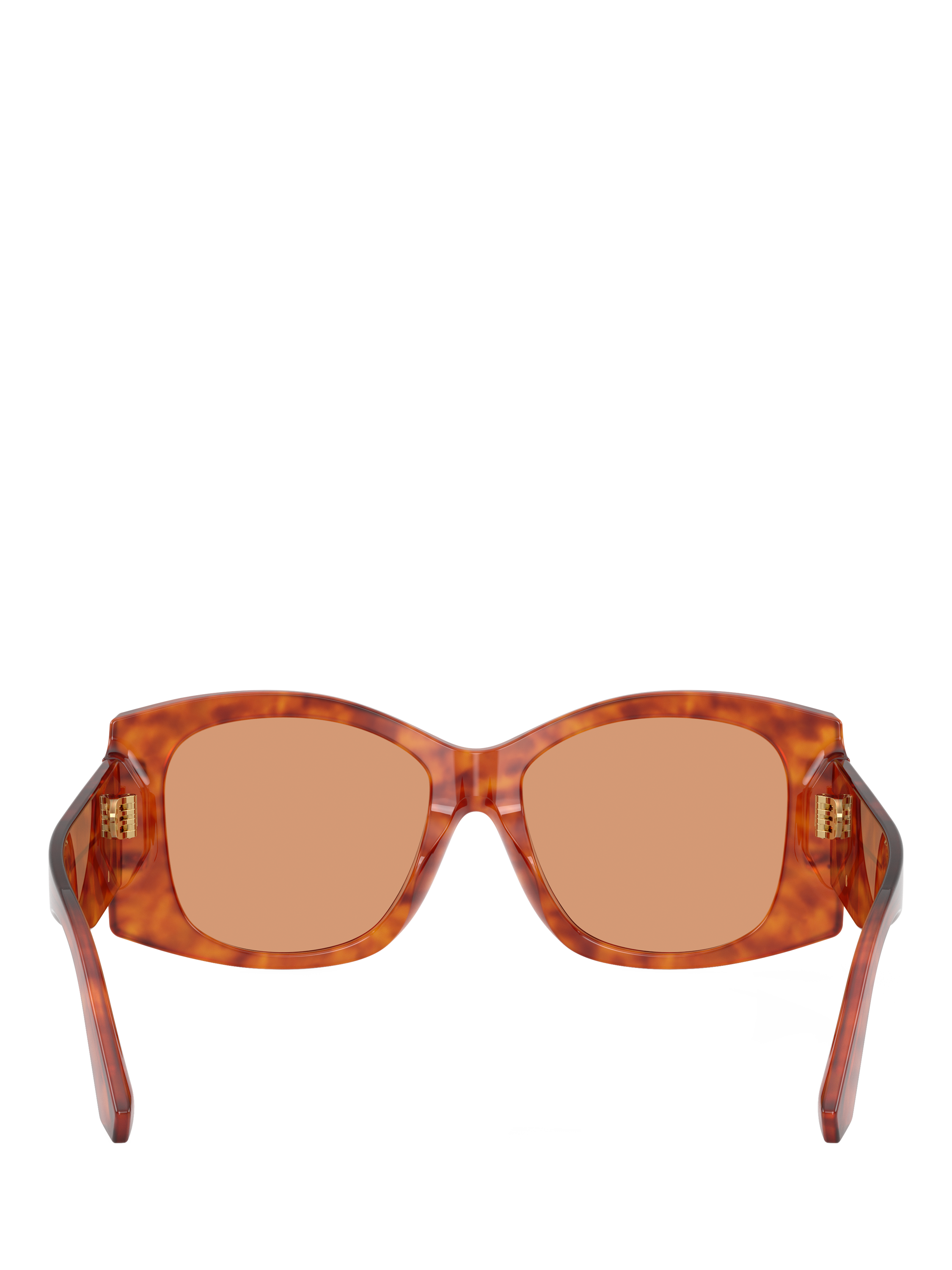 Product image 4 of 5, which shows Dolce & Gabbana DG4501 Women's Butterfly Sunglasses, Light Brown/Brown