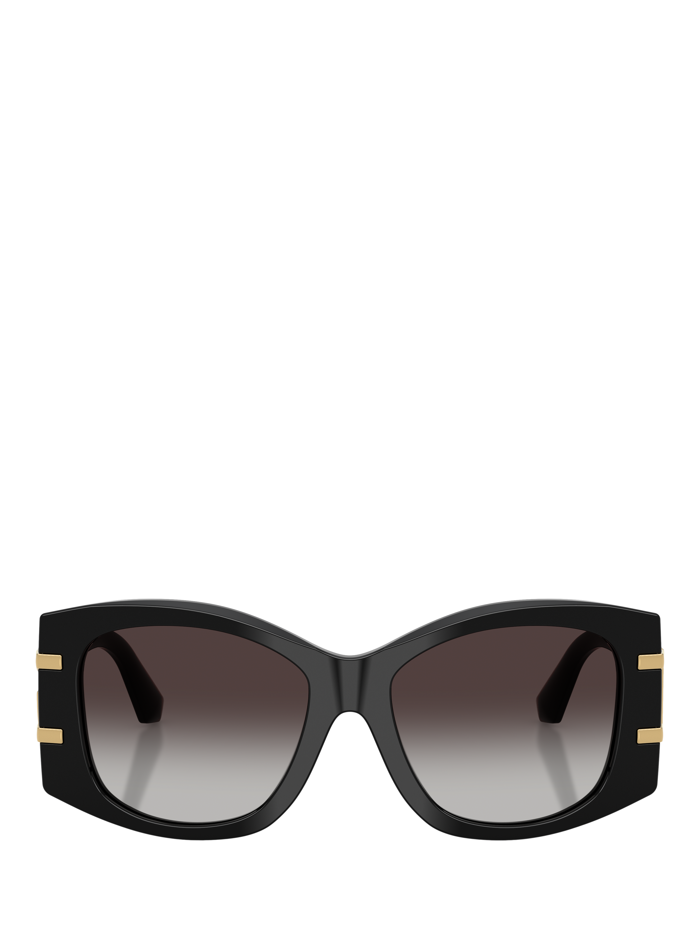 Product image 2 of 5, which shows Dolce & Gabbana DG4501 Women's Butterfly Sunglasses, Black/Purple Gradient