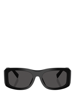 Dolce & Gabbana DG4503 Men's Rectangular Sunglasses, Black - view 2, Black