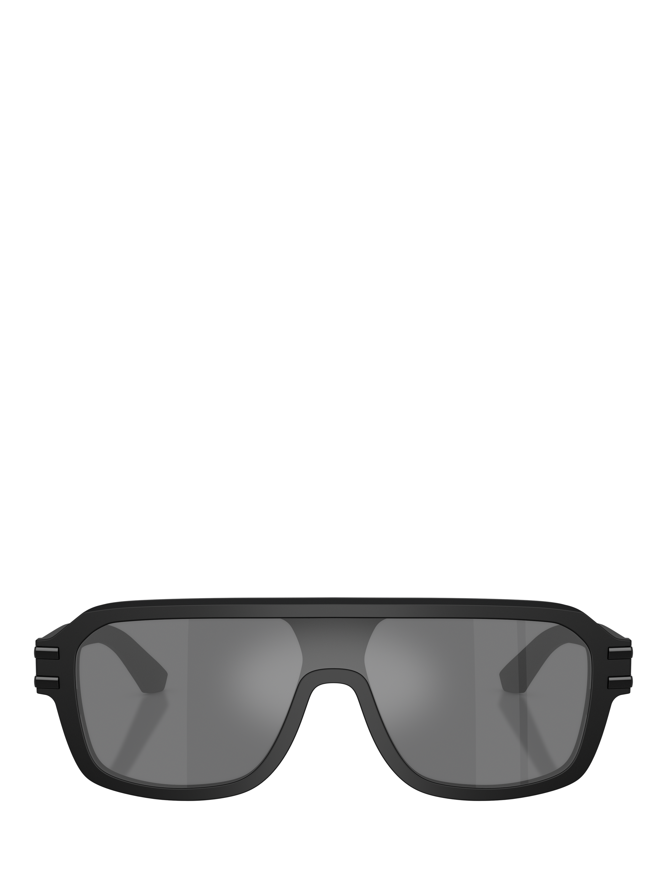 Product image 2 of 5, which shows Dolce & Gabbana DG4507 Men's Aviator Sunglasses, Black/Grey